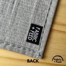 Load image into Gallery viewer, Indigo and Linen 01 Mug Rug