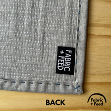 Load image into Gallery viewer, Indigo and Linen 04 Mug Rug