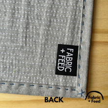 Load image into Gallery viewer, Indigo and Linen 05 Mug Rug